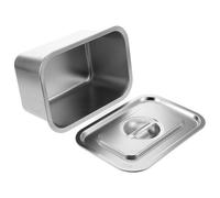 FELTECHELECTR Stainless Steel Kitchen Compost Bin with Lid Small Countertop Food Waste Caddy for Kitchen Promotes Waste Segregation