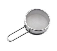 FELTECHELECTR Stainless Steel Mesh Flour Sifter Bakery Strainer Practical Fine Mesh Not Afraid of Flour Splashing for Baking
