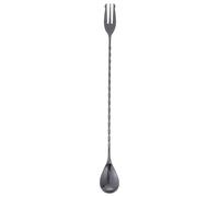 FELTECHELECTR Stainless Steel Mixing Spoon with Long Handle for Bar Use, Sturdy and Polished Surface Cocktail Stirrer Spoon for Making and Mixing Beverages at Home Bar