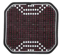 FELTECHELECTR Summer Car Seat Cool Pad Wooden Beaded Cushion Ventilated Non-Slip Massage Seat Cover Universal Fit 17X17 Inch
