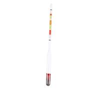 FELTECHELECTR Triple Scale Hydrometer for Home Brew Alcohol and Wine Accurate Brix and Specific Gravity Tester Easy-Read Color Bands Suitable for Wine Making and Brewing Enthusiasts