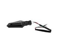 FELTECHELECTR Universal Abs LED with Turn Motorcycle 12v Lights Signal High Brightness LED Beads and Material, Double Sided Flowing Indicators for Running Use Bike, Scooter, and E-bike