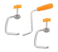 FELTECHELECTR Universal Fit Pasta Machine Fixing Clamp and Crank Handle Set Made of Sturdy Ferroalloys and Pp for Manual Noodle Maker Replacement Parts, for Secure Attachment and Comfortable Use