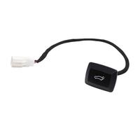 FELTECHELECTR Universal Release Indicator Switch Boot 12v Tailgate with LED, Plastic Pushbutton Replacement Rear Suv Trunk Car