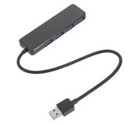 FELTECHELECTR USB Hub Port Multi Port USB Splitter Portable Adapter with Cable for Computers Dissipation Compatible with Multiple Systems Safe to Use