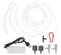 FELTECHELECTR USB Oxygen Air Pump for Fish Tanks and Aquariums with USB Design to Increase Oxygen Silent Operation for Home and Outdoor Use Aquarium Air Pump Accessory Random Random Color