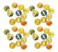 FELTECHELECTR Vintage Glass Marbles Mixed Colors for Rolling Beads Game Replacement Decorative Colored Marbles for Fish Tank Traditional Fun and Friendly Competition