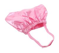 FELTECHELECTR Waterproof Dog Bath Cap with Adjustable Strap, Red Medium Pet Shower Hat for Cats and Dogs, Ear Protector Bathing Cover for Household Use