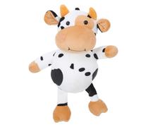 FELTECHELECTR Women Plush Cow Shape Backpack Casual Two Shoulder Bag with Comfortable Touch Feeling for Shopping and Wandering with Friends, Unique Fashion Accessory Color