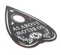 FELTECHELECTR Wooden Divination Board Prop with Heart-Shaped Carving, Home Divination Accessory for Wiccan Altar and Party Supplies, 1pcs Fortune Telling Game Tool