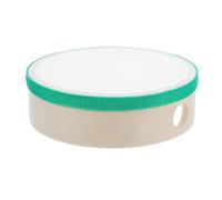 FELTECHELECTR Wooden Hand Drum for Solid Plywood Frame and Synthetic Head Handheld Percussion Instrument for Childrens Early Music Learning and Hand Eye Coordination Development Easy to Use