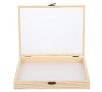 FELTECHELECTR Wooden Insect Display Case 26X20X5Cm Large Butterfly Specimen Frame Insect Preservation Storage Box for Science Projects and Educational Showcase