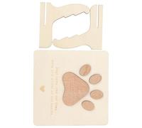 FELTECHELECTR Wooden Pet Memorial Card Lightweight and Portable for Dog Loss Remembrance Keepsake, Handcrafted Beige Sympathy to Honour Pet Loss and Provide Comfort for Women