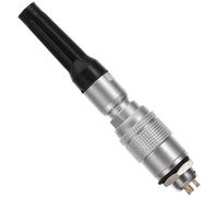 FELTECHELECTR YC8 Aviation Plug 3-Pin Circular Connector Plug Silver Aviation Panel Power Connector for Medical Communication Equipment