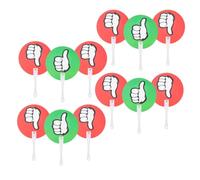 FELTECHELECTR Yes No Paddles for Enhanced Interaction 12pcs for Classroom Voting and Student Engagement Tools Dual-sided Design in School Activities and Teacher Events