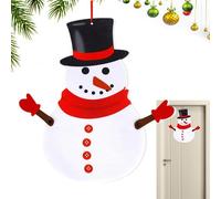 Felted Christmas Ornaments,Santa Clause Reindeer Party Ornaments Decor - Handmade Felt Charm Christmas Ornament For Kids