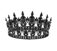 Feltent Black Crown for Women Crystal Tiara and Queen Crown for Girl Wedding Headband for Bride Hair Accessories for Costume Birthday Party Cake Decoration Prom
