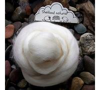 Felting Wool Roving 100g Cream White Soft Natural Merino Wool