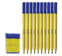 Felto Felt Tip Colouring Pens, BLUE, Fine Point, Pack of 20, Felt Tip Pens for School Office Home Everyday Use, Ideal for Draw Sketch Write Mark Colour