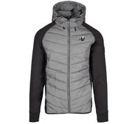 Gorilla Wear Men's Felton Outdoor Jacket Windbreaker, Grey/Black, L