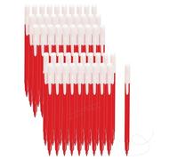 Feltra Felt Tips Colouring Pens, RED, Pack of 50, Home, Draw Sketch Mark Write Felt Pens, Arts Crafts Activities School Office Home Use, iZOFAX Black Ball Pen