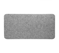Felts Desk Pad, Mouse Pad, Foldable Desk Mouse Mat, Dust Proof Anti Static Anti Scratch, Easy to Clean, Desk Protecor Mat, for Gaming, Home and Office (Light Gray), 68x33cm