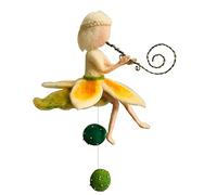 Feltsky Fairy Needle Felting Kit for Beginner Including Everything - Beginner Level Craft Kit - 15cm Height (Yellow)