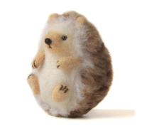 Feltsky Hedgehog Needle Felting Kit for Beginners Easy Steps to Make with Everything, Christmas for Mom, Grandma, Kids