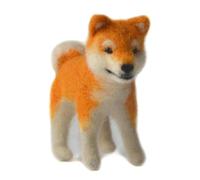 Feltsky Shiba Inu Needle Felting Kit for Beginners Easy Steps to Make with Everything, Christmas for Mom, Grandma, Kids