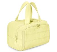 Feltz Toiletry Bag-Travelfree Convely Toiletry Bag, 4-in-1 Puffy Multi-Functional Toiletry Bags with Handle for Women, Leisure Travel, Wet-Dry Separation & Lightweight Waterproof (Yellow)
