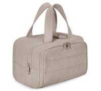 Feltz Toiletry Bag-Travelfree Convely Toiletry Bag, 4-in-1 Puffy Multi-Functional Toiletry Bags with Handle for Women, Leisure Travel, Wet-Dry Separation & Lightweight Waterproof (Khaki)