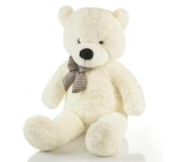 Feluna® Giant Teddy Bear XXL 120 cm - Big Plush Bear with Bow