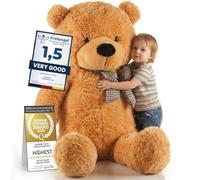 Feluna® Giant Teddy Bear XXL 120 cm - Soft Plush Bear with Bow
