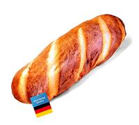 Feluna XXL Baguette Pillow Bread Pillow; Plush Cuddle Pillow Toast Bread Fabric Pillow; Decorate & Cuddle with French Baguette; Bread Shape Pillow; Sofa Cushion & Decorative Pillow (80 cm)