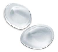 FEMAGIQUE Silicone Gel Bra Inserts Push Up Breast Cups - Cleavage Enhancers pads, Transparrent, Large