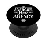 Female Agency Feminism Feminist Womens Rights PopSockets Adhesive PopGrip