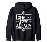 Female Agency Feminism Feminist Womens Rights Zip Hoodie