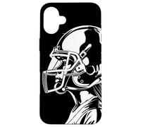 Female American Footballer Team Sport Case for iPhone 16 Plus