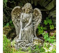 Female Angel Memorial Stone Garden Ornament