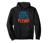 Female Avionics Technician Women Aviation Electronics Trades Pullover Hoodie