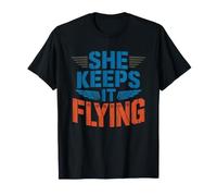 Female Avionics Technician Women Aviation Electronics Trades T-Shirt