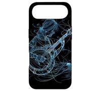 Female Banjo Player Line Art Bluegrass Music Case for iPhone Air