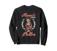 Female Barber Quote Do It Better Pinup Graphic Sweatshirt