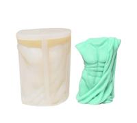 Female Body Candle Mold - Silicone 3D Sculpting Shape Molma, Curvilinear Torso Casting Shape | Hands-free Creative Candle Making Tool, Artist Accessory