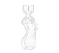 Female Body Shape Glass Hydroponic Vases For Avocado Root Growing Clear Plant Terrarium Container Creative Desk Decors Indoor Gardening Glass Vases