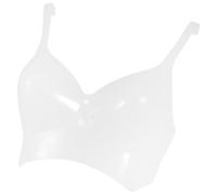 Female Bra Mannequin Medium Plastic Hanging Display Stand White
