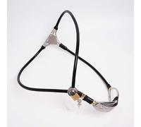 Female Chastity Belt - Invisible BDSM Chastity Sex Toys for Women Stainless Steel Lockable Chastity Device - Sex Games for Women (Black, 60-90cm)