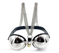 Female Chastity Device Bra Submission Steel Belt for Women Woman Lock and Key Belts Plate Lockable Leather Dog Humiliation Strap on Black Pink Silver,black-60cm-90cm