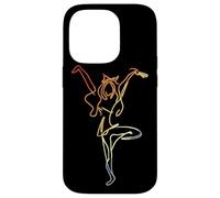 Female Cheerleader Sketch Choreography for Girls Case for iPhone 14 Pro