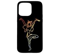 Female Cheerleader Sketch Choreography for Girls Case for iPhone 15 Pro Max
